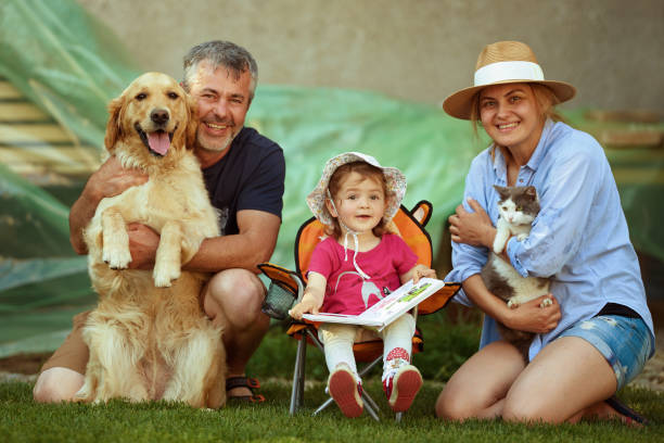 A pet parent with their dog