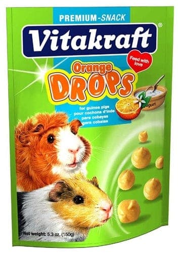 Vitakraft Orange Drops Treat for Guinea Pigs 5.3 oz.