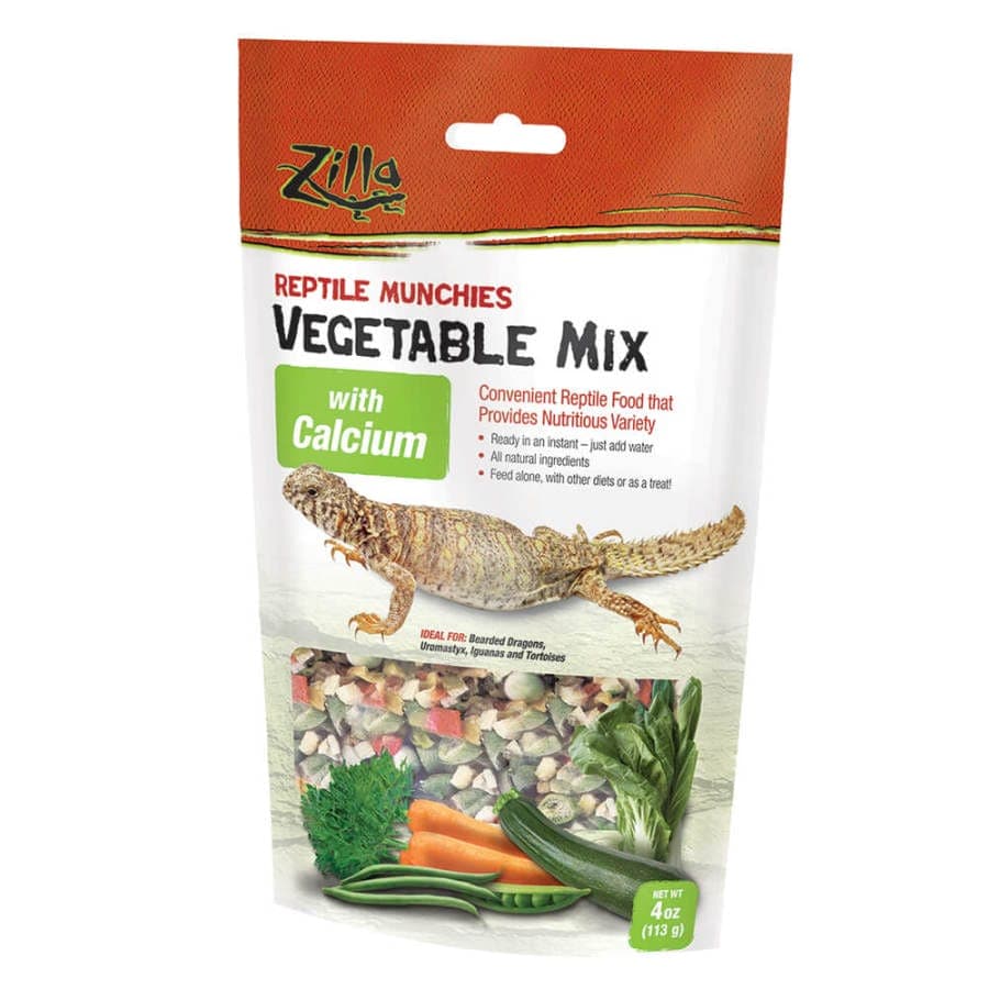 Zilla Reptile Munchies Vegetable Mix with Calcium 4 oz.