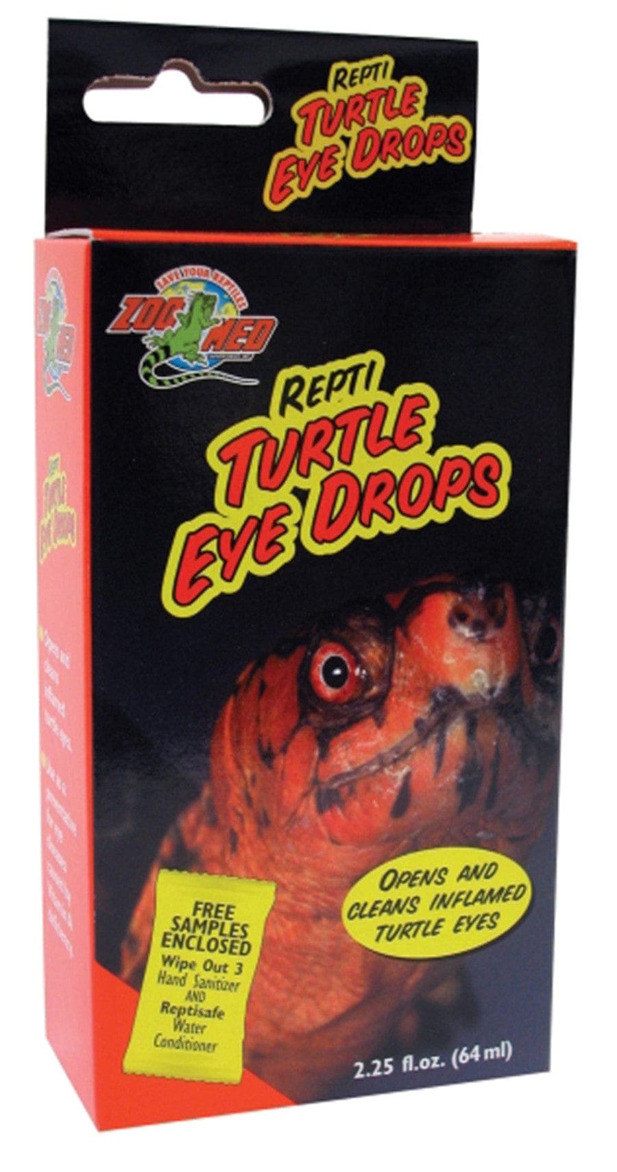 Zoo Med Repti Turtle Eye Drops Opens And Cleans Inflamed Turtle Eyes 2.25 fl. oz.
