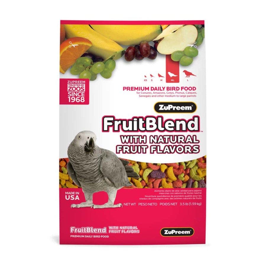 ZuPreem FruitBlend With Natural Flavors Premium Daily Bird Food 3.5 lbs.
