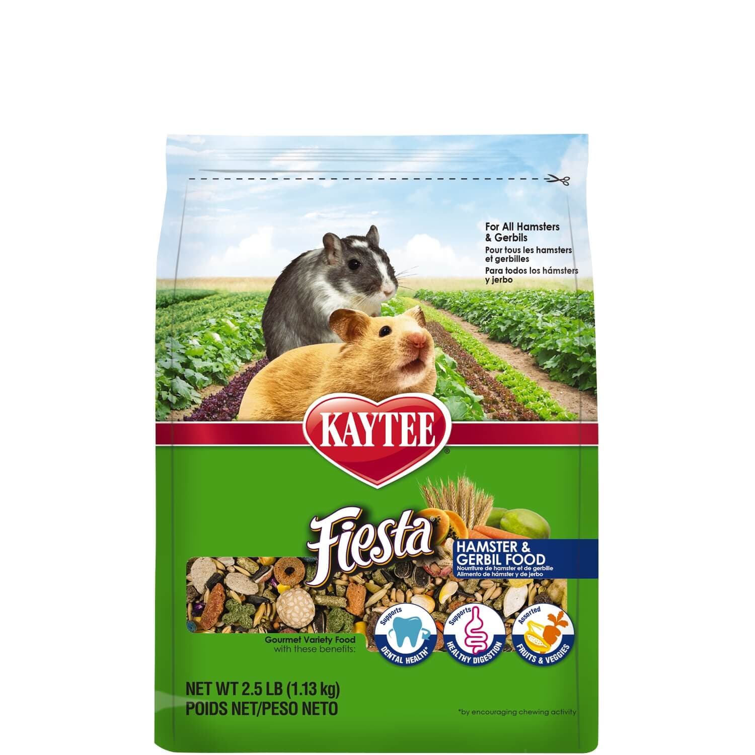 Kaytee Fiesta Hamster & Gerbil Food 2.5 lbs.