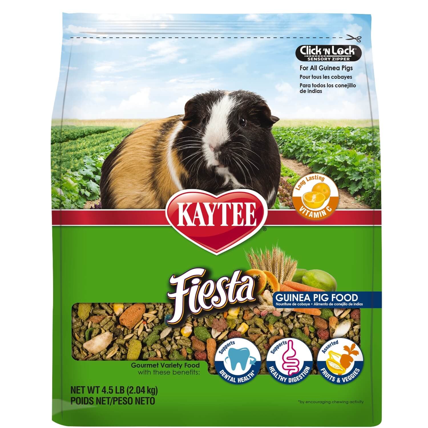 Kaytee Fiesta Guinea Pig Food 4.5 lbs.