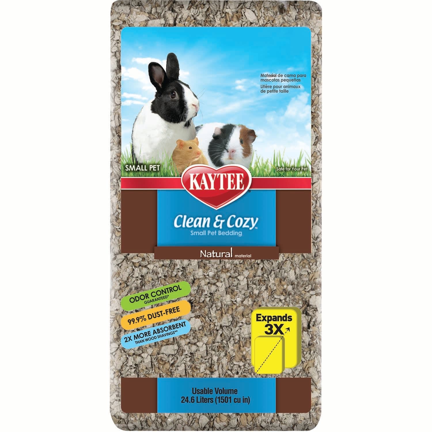 Kaytee Clean & Cozy Small Pet Bedding Natural Material 24.6l