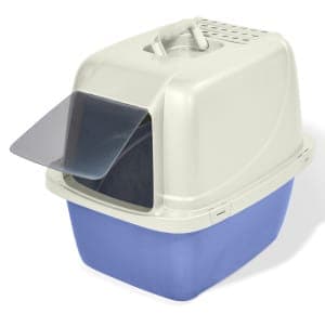 Van Ness Plastics Enclosed Cat Litter Box White L