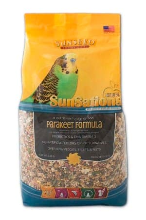 Sun Seed SunSations Parakeet Formula 2.5 lbs.