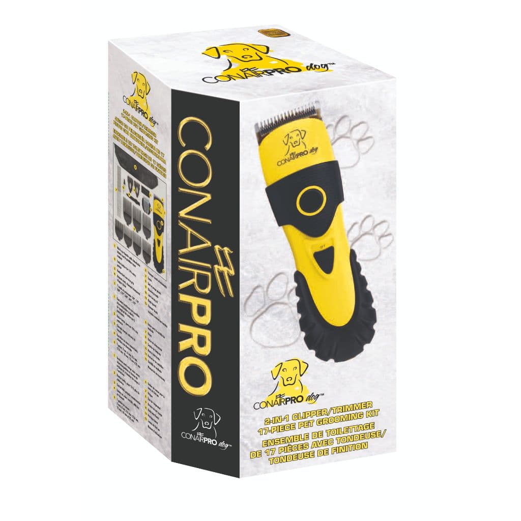 ConairPRO Dog & Cats 2 in 1 Clipper Trimmer Grooming Kit