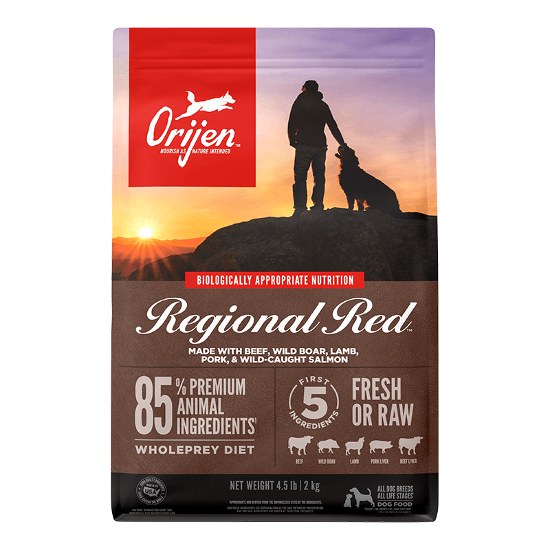 ORIJEN Regional Red Dry Dog Food - 4.5 Lb Bag