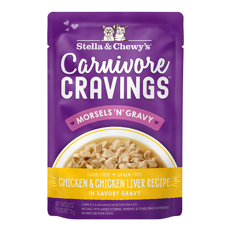 STELLA & CHEWY'S CAT CARNIVORE GRAVY CHICKEN LIVER 2.8OZ