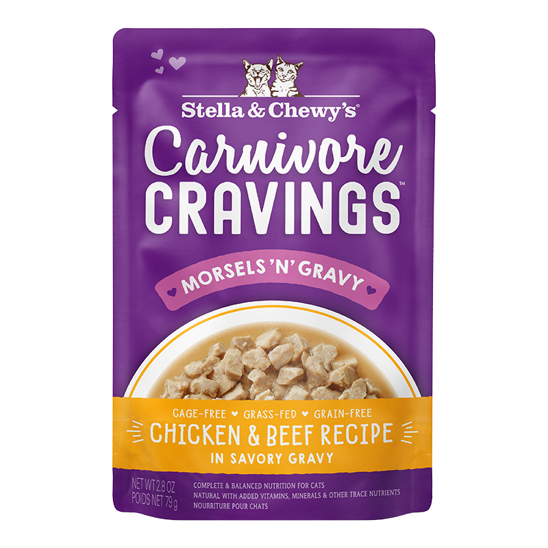 STELLA & CHEWY'S CAT CARNIVORE GRAVY CHICKEN BEEF 2.8OZ