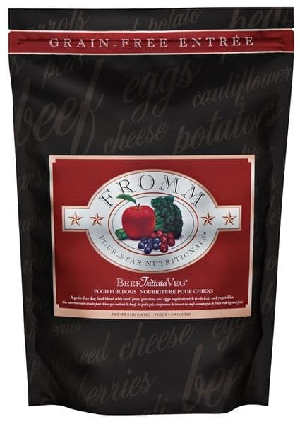 Fromm Four Star Beef Frittata Veg Recipe Dry Dog Food - 4 Lb