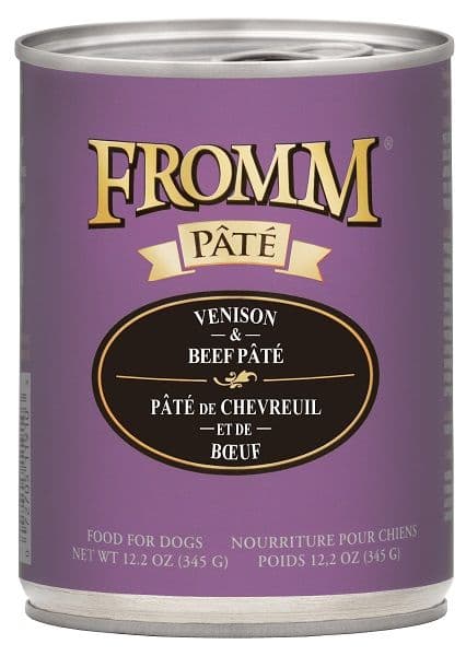 Fromm Venison & Beef Pate Canned Dog Food - 12.2 Oz