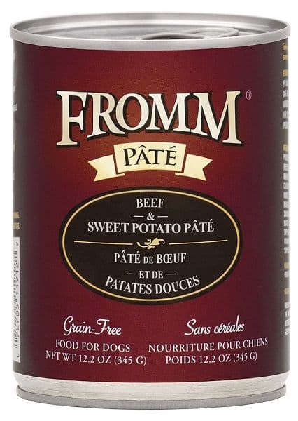 Fromm Beef & Sweet Potato Pate Grain Free Canned Dog Food - 12.2 Oz