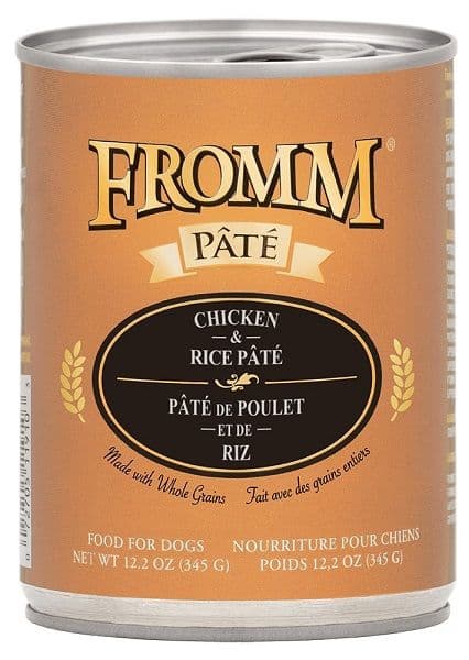 Fromm Chicken & Rice Pate Canned Dog Food - 12.2 Oz