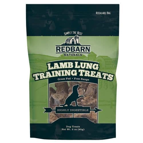 Redbarn Naturals Lamb Lung Training Treats Dog Treats 3 oz.