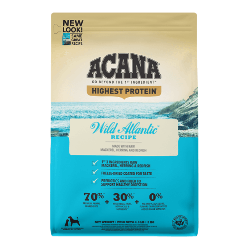 ACANA Highest Protein Wild Atlantic Recipe Dry Dog Food - 4.5 Lb Bag