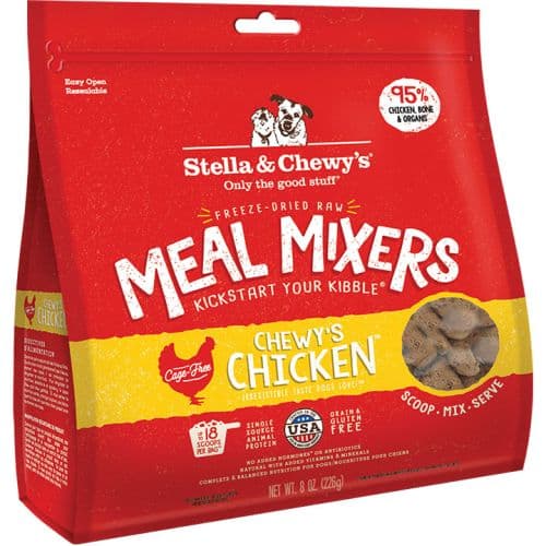STELLA & CHEWY'S DOG FREEZE-DRIED CHICKEN MIXERS 8OZ