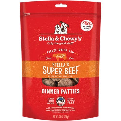 STELLA & CHEWY'S FREEZE-DRIED BEEF DINNER PATTIES 25OZ