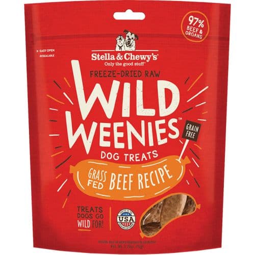 STELLA & CHEWY'S DOG FREEZE-DRIED WEENIE BEEF 3.25OZ