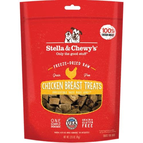 STELLA & CHEWY'S DOG FREEZE-DRIED TREAT CHICKEN BREAST 2.75OZ