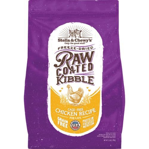 STELLA & CHEWY'S CAT RAW COATED CHICKEN 2.5LB