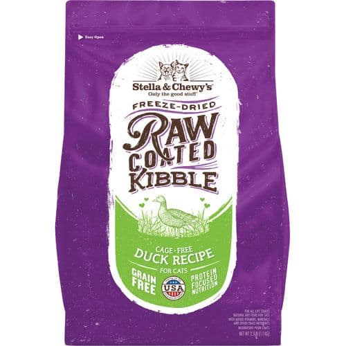 STELLA & CHEWY'S CAT RAW COATED DUCK 2.5LB