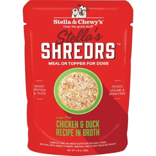 STELLA & CHEWY'S DOG SHREDRS CHICKEN & DUCK 2.8OZ