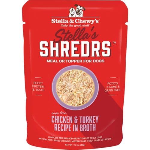 STELLA & CHEWY'S DOG SHREDRS CHICKEN & TURKEY 2.8OZ