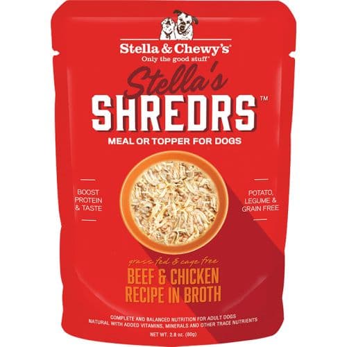 STELLA & CHEWY'S DOG SHREDRS BEEF & CHICKEN 2.8OZ
