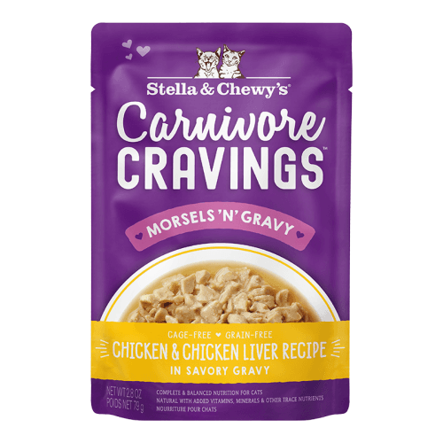 STELLA & CHEWY'S CAT CARNIVORE GRAVY CHICKEN LIVER 2.8OZ