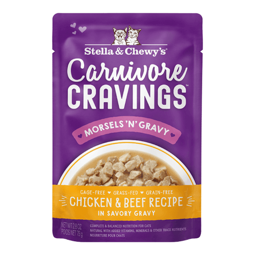 STELLA & CHEWY'S CAT CARNIVORE GRAVY CHICKEN BEEF 2.8OZ
