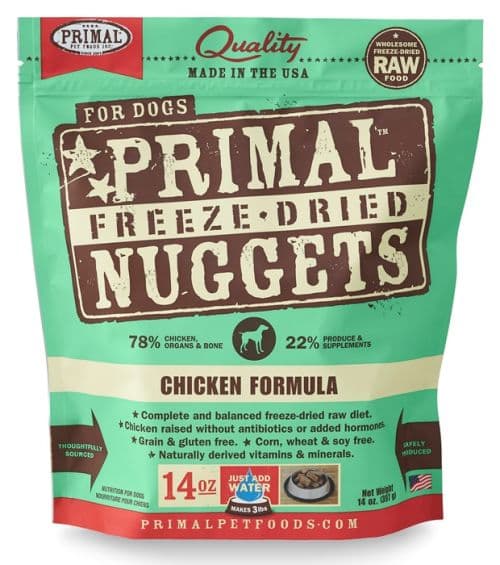 Primal Dog Freeze-Dried Nuggets Chicken Formula 14 oz
