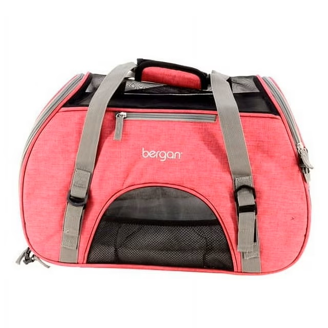 Bergan Comfort Carrier Heather Berry Small - 16" L x 8" W x 11" H