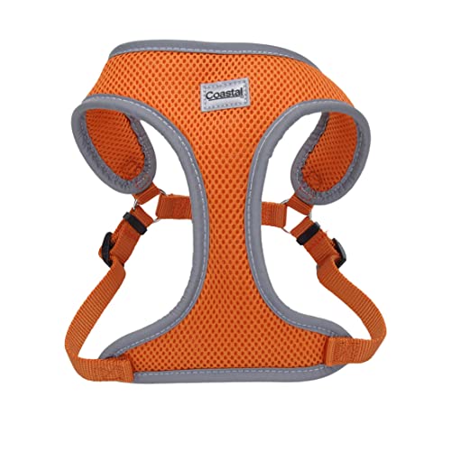 Coastal Pet Comfort Soft Reflective Wrap Adjustable Dog Harness Sunset Orange