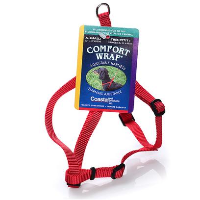 Coastal Pet Products Comfort Wrap Dog Harness Adjustable Neon Pink 3' x 8' x 12' x 18'