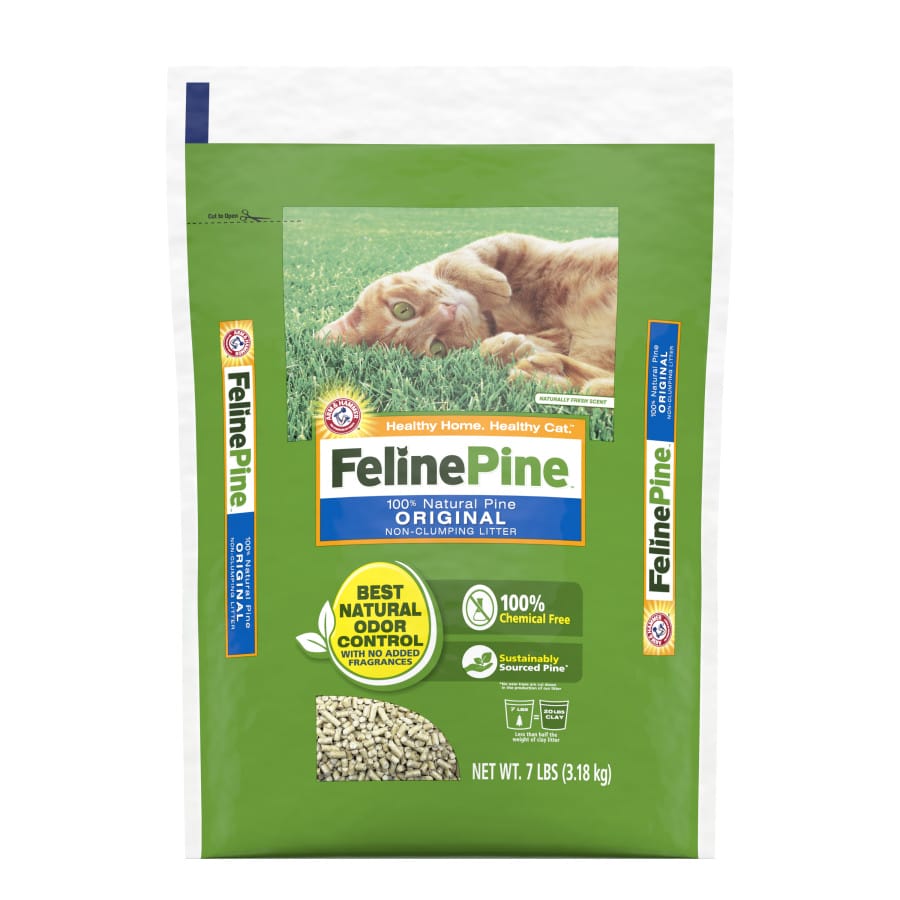 Feline Pine 100% Natural Pine Original Non-Clumping Litter 7 lbs.