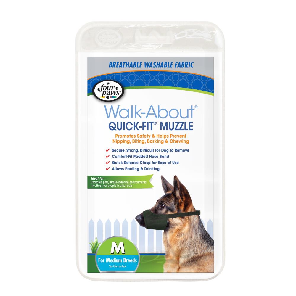 Four Paws Quick Fit Muzzle Size 3 Black