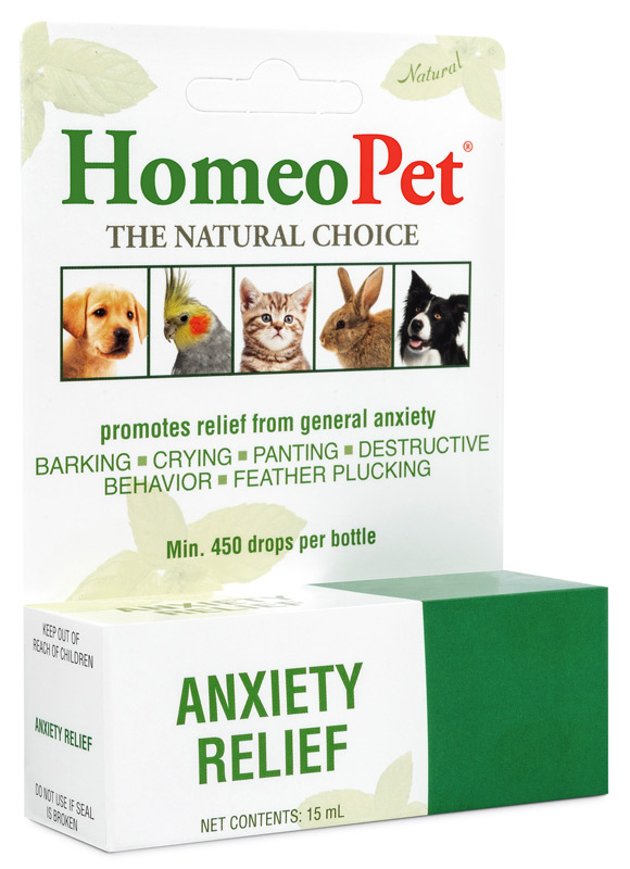 HomeoPet Anxiety Relief Dog Cat Bird & Small Animal Supplement (450 ct)