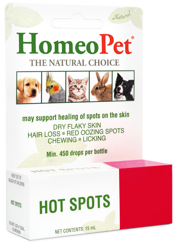 HomeoPet Hot spots Relief Dog Droplets (15 ml)
