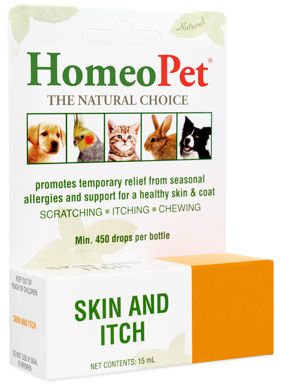 HomeoPet Skin & Itch Dog Cat Bird & Small Animal Supplement (450 ct)