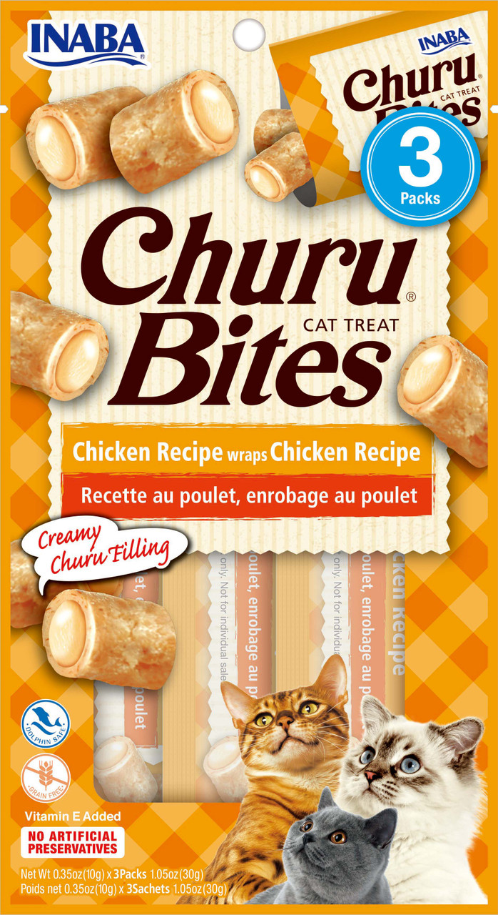 Inaba Churu Bites Cat Treats Chicken Wraps (1.05 oz)